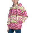 thumbnail image 2 of Haiem Flowers Pattern Boys Hoodie, Youth Pullover Hooded Sweatshirt, Kangaroo Pocket Hoodie for Kids Girls -X-Large, 2 of 6