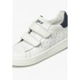 thumbnail image 5 of SALE SP25 Naturino Hasselt White with Blue Trim VL Double Velcro Sneaker, 5 of 6
