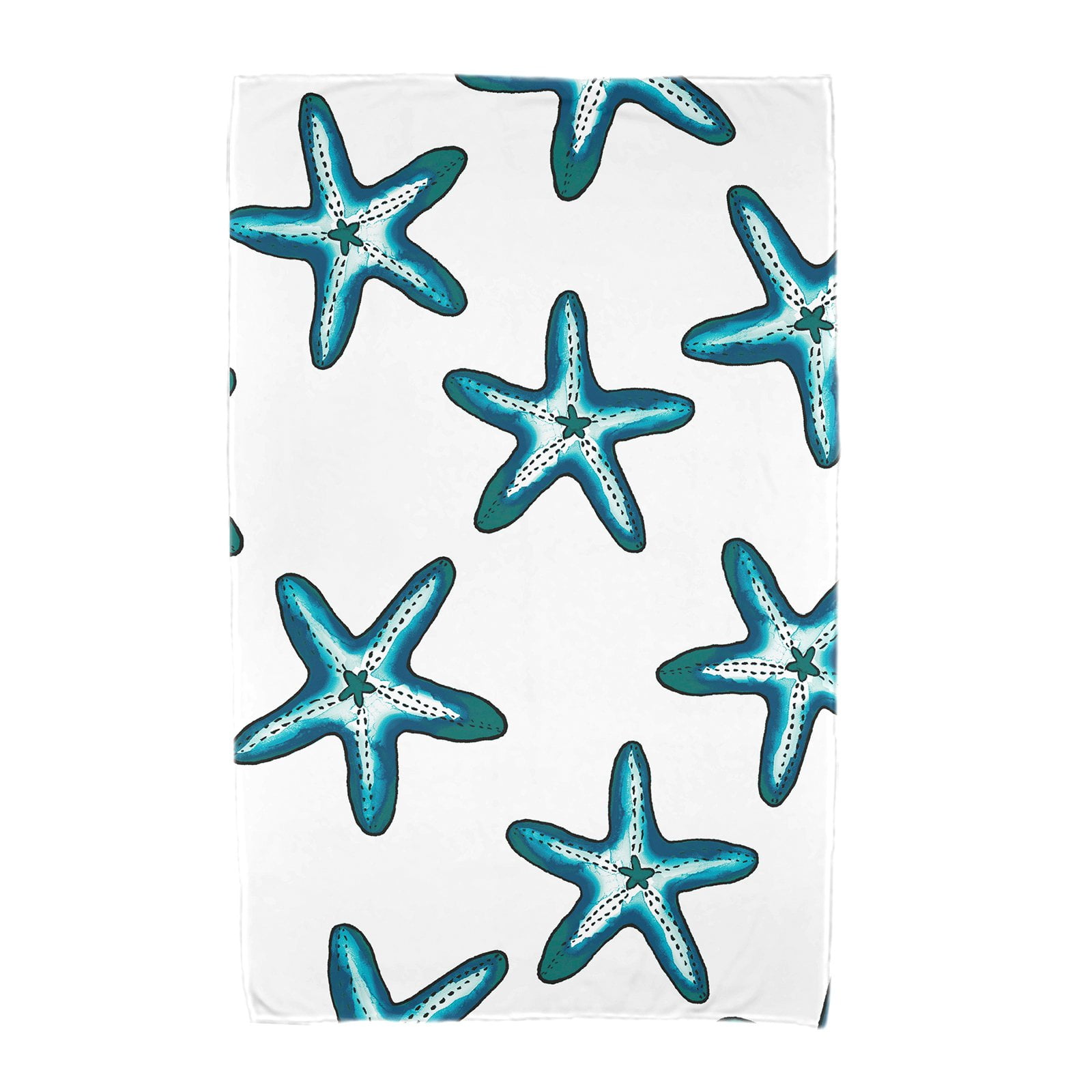 Simply Daisy 30" x 60" Soft Starfish Geometric Print Beach Towel