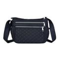 thumbnail image 3 of Bolso de hombro para mujer Colcomx bandolera impermeable de nailon negro, 3 of 7