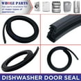 thumbnail image 6 of Whole Parts Dishwasher Door Seal Part # 117158011 - Replacement & Compatible With Some Frigidaire and Electrolux Dishwashers - 2 Yr Warranty, 6 of 7