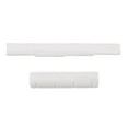 thumbnail image 2 of White Ukulele Bone Bridge Saddle Nut Set Slotted for 4 String Ukulele Guitar, 2 of 8