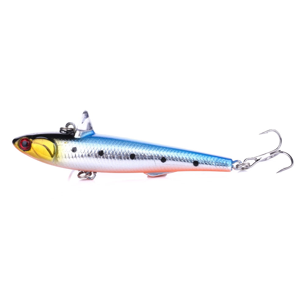HENGJIA Fishing Lures, Pencil Plopper Fishing Lures for Bass Trout Perch, Sinking Fishing Lure with Deep Diving Minnow Pencil Popper Bass Bait for Freshwater or Saltwater