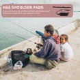 thumbnail image 4 of YUNLIGHTS Comfortable Fishing Box Shoulder Strap Black Polyester Adjustable Design, 4 of 6