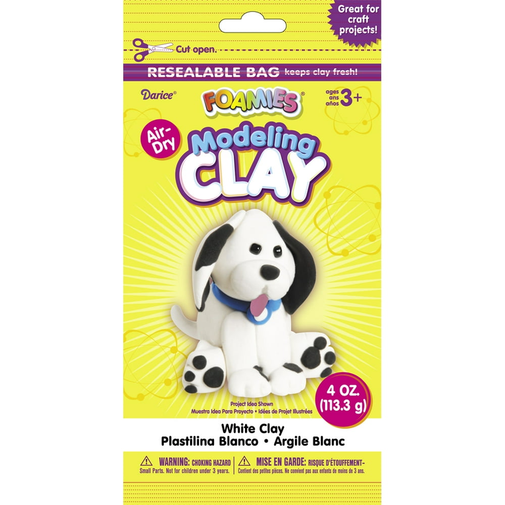 Air Dry Clay White 4Oz