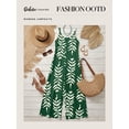 thumbnail image 5 of DOKOTOO Women Jumpsuits Boho Wide Leg Overalls Jumpsuits Summer Printed Jumpsuits Vacation Green XL US16-18, 5 of 10