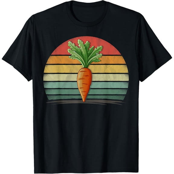 T-SHIRT Carrots Vegetable Retro Style Distressed Vintage Carrots T-Shirt mens t shirt,black,women,funny,misfits,men,journey