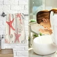 thumbnail image 7 of Yayeee 100% Cotton Hand Towels for Bathroom 16" x 28" Soft Absorbent Kitchen Towel, Light Red Starfish, 7 of 7
