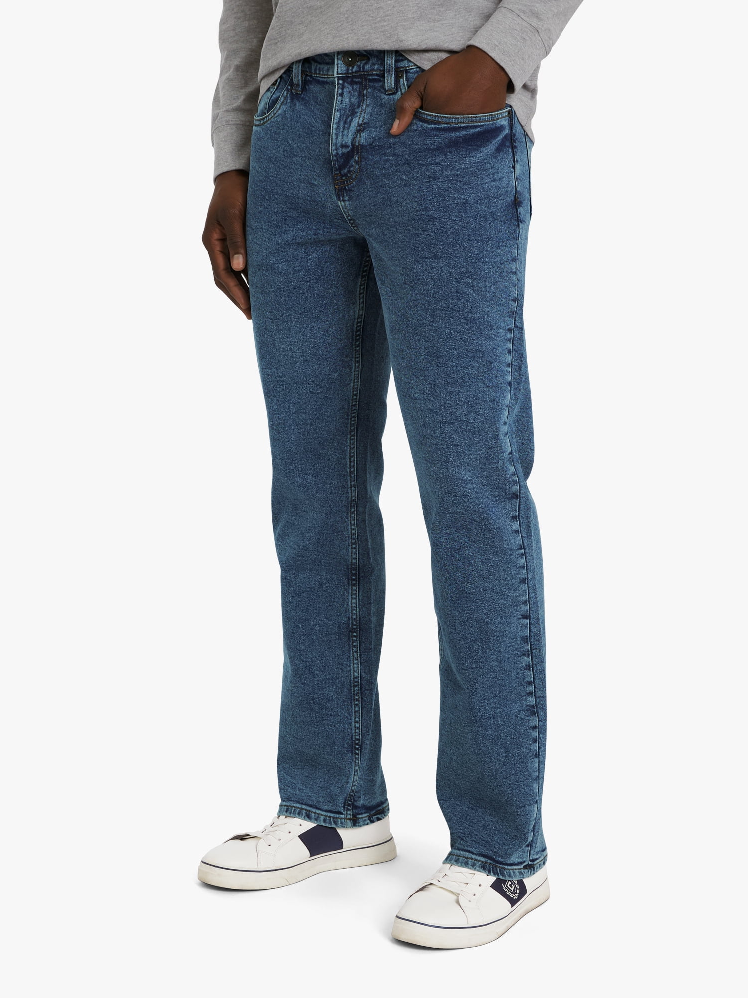 Chaps Men's & Big Men's Stretch Relaxed-Fit Denim Jeans, Sizes 30-42