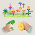 thumbnail image 1 of 42pcs Garden Flower Building Toys Set Early Educational Bright Color Brain Training Flower Stacking Toys Set, 1 of 8