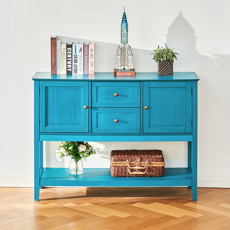 Turquoise on sale bar cabinet