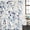 blue, variant on Blue Botanical Shower Curtain Set - Extra Long 72" x 96" Washable Bathtub Curtain with 12 Hooks, Country Spring Summer Floral Leaves Waterproof Fabric Stall Shower Curtains for Bathroom Décor