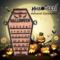 thumbnail image 4 of Calendario De Halloween Calendario DIY en movimiento Bloque de madera no tóxico para niños adultos (A), 4 of 8