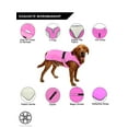 thumbnail image 5 of Luxtrada Reflective Waterproof Windproof Dog Coat Cold Weather Warm Dog Jacket Reversible Stormguard Winter Dog Vest for Small Medium Large Dogs, 5 of 8