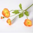 thumbnail image 1 of Xiao Hua 6 flores artificiales de amapola de maíz, flores falsas, flores artificiales para decoración de bodas, 1 of 5