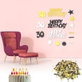 thumbnail image 2 of 1500 piezas de confeti de mesa con números de cumpleaños, suministros de decoración para fiesta de aniversario de cumpleaños (30), 2 of 5