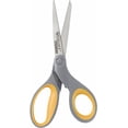 thumbnail image 2 of Westcott 13529 8" Straight Titanium Bonded Scissors with Soft Handle, Grey/Yellow, 2 of 7