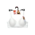 thumbnail image 6 of Hanes Womens Wireless Bra, Smooth Comfort Full Coverage Bra, Foam Cups, Convertible Bra Straps, 6 of 11