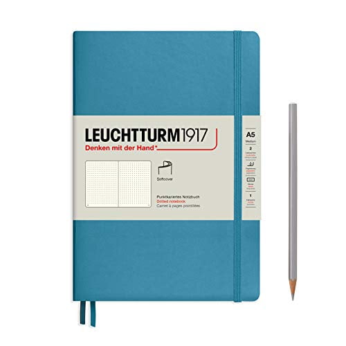 Leuchtturm1917 Bullet Journal, Nordic Blue, Medium (A5) Size by