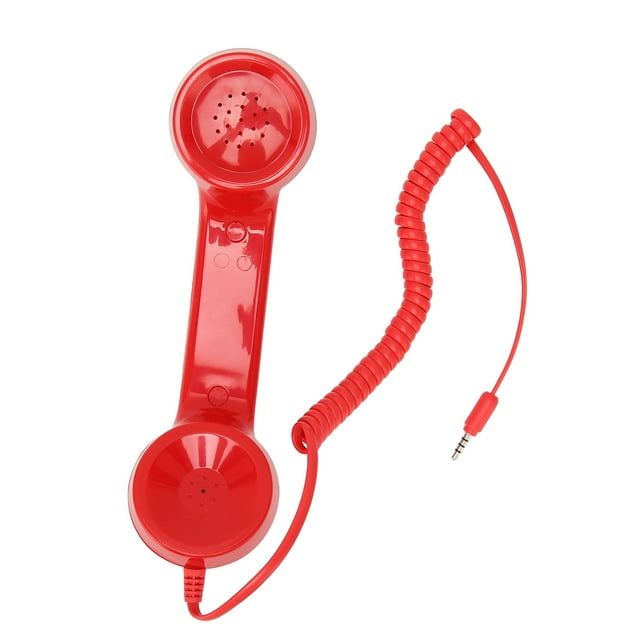Combiné Téléphonique Rétro Récepteur Anti-Radiation, Prise Sonore Multifonction pour Téléphones Portables, Ordinateurs