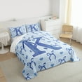 thumbnail image 3 of Castle Fairy Personalized Initial Letter K 2Pcs Bedding Comforter Set for Teens Boys Girls,Love Heart Print Twin Comforter Sets,Cartoon Bowknot Breathable Bedding Set,Microfiber Bedroom Decor, 3 of 8