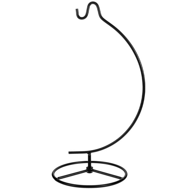 Soporte para adornos de bolas de cristal, ganchos para clavijas, soporte para plantas de interior, soporte para macetas, marco de hierro colgante de metal, muebles para el hogar, colgador de