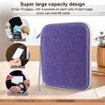 thumbnail image 2 of Caso La Tarjeta 80 Pockets Carpeta Tarjetas para Yoto () Purple, 2 of 9