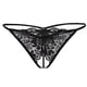 thumbnail image 2 of Bragas de Encaje para Mujer Ropa Interior Sin Entrepierna s Calzoncillos de Lencería Negro Soledad tanga ropa interior para mujeres, 2 of 10
