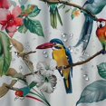 thumbnail image 5 of Orinice  Tropical Bird Shower Curtain for Bathroom Parrot Toucan Leaves Summer Decorative Bath CurtainPolyester Fabric Waterproof Bathroom Curtain with 12 Hooks 69x72, 5 of 7