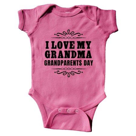 

Inktastic Grandparents Day I Love My Grandma Gift Baby Boy or Baby Girl Bodysuit