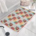 thumbnail image 3 of Pioneer Flower Floral Print Flannel Non Slip Door Rugs,Washable Door Mats Indoor,Decorative Door Mats,Dirt-Resistant and Absorbent Doormat for Entrance,Bedroom,Kitchen,Bathroom,23.5"x16", 3 of 5