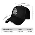 thumbnail image 2 of Black Lives Matter Unisex Adult Baseball Caps Adjustable Casquette Dad Hat Sandwich Cap Outdoors Headwear, 2 of 5