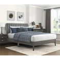 thumbnail image 2 of Pemberly Row Contemporary Wood California King Size Platform Bed in Gray, 2 of 9