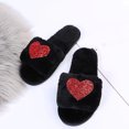 thumbnail image 6 of ssuyfkrb Slippers for Women,Slippers for Women Indoor,Slippers Women,Non-slip,Cozy,Warm,Black,37, 6 of 6