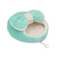 thumbnail image 3 of Cama cálida para hámster, nido para dormir para hámster, suave y acogedor, para invierno, cueva para conejillos de indias, hábitat para jerbos, Verde, 3 of 6