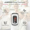 thumbnail image 4 of LilJumper Premium Finger Pulse Oximeter and Blood Oxygen Saturation Monitor - SPO2 and Pulse Rate, 4 of 7