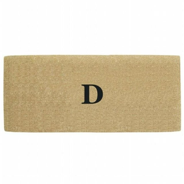 Nedia Home O2176D 36 x 72 in. Heavy Duty No Border Coco Mat Monogrammed D