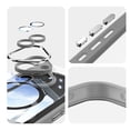 thumbnail image 6 of Designed for iPhone 16 Kickstand Case with Camera Lens Protector Film [Rotatable Ring Holder Stand] Clear Rugged Shockproof Protective Phone Case for iPhone 16 Wowen Men, Gray, 6 of 10