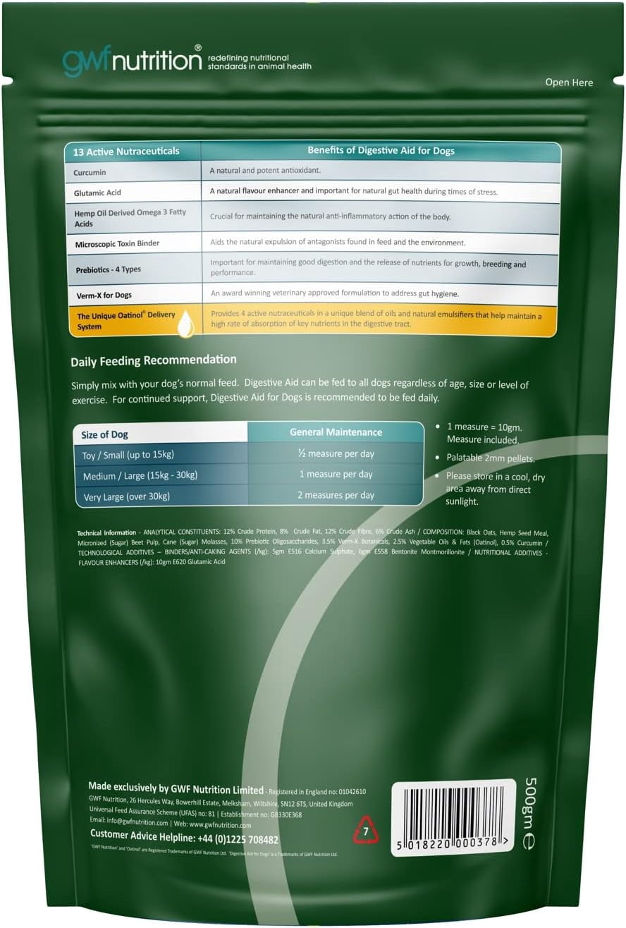 Gwf Nutrition Digestive Aid for Dogs 500g