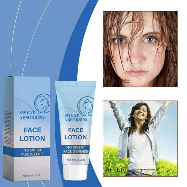 Pisexur Belleza Maquillaje Loción facial refrescante con control suave de la grasa, antitranspirante de larga duración, crema antitranspirante para pieles secas y no irritapara mujeres y hombres