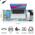 thumbnail image 5 of Long Mouse Pads for Desk,Labrador Dogs with Pioneer Flower Desk Mats on Top Of Desks, Desk Mouse Pad Extra Large with 3mm Non-Slip Base and Stitched Edge for Gaming,Office,Work,Home 31.5"x11.8", 5 of 6