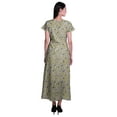 thumbnail image 3 of Moomaya Robe Longue Maxi pour Femmes à Manches Courtes, Robe Formelle/décontractée avec Poches P-TTG, 3 of 6