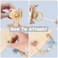 thumbnail image 7 of Pacifier Clip, Cute Animal Pacifier Holder Clip for Boys and Girls, Most Pacifiers, Baby Teethers, Baby Shower and Baby Essentials(Elephant), 7 of 7