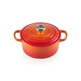 thumbnail image 2 of Le Creuset Four Hollandais Rond Signature en Fonte Émaillée, 2 Qt, Flamme, 2 of 10