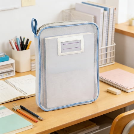 Horivan Large Capacity School Work Organizer Thick Multi Layer Transparent Folder for Subject Papers Homework and Test Storage Durable A4 File Bag for Home Study Supplies Horivan Large Capacity School Work Organizer Thick Multi Layer Transparent Folder for Subject Papers Homework and Test Storage Durable A4 File Bag for Home Study Supplies