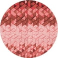 thumbnail image 1 of Ahgly Company Machine Washable Indoor Square Transitional Light Coral Pink Area Rugs, 3' Square, 1 of 7