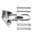 thumbnail image 2 of Greeniant Hebilla para hamaca, colgador giratorio de seguridad de acero inoxidable 304, gancho para hamaca colgante giratorio de 360 ​​° con tornillos carpas Greeniant OD001134-00, 2 of 6