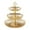 Gold, variant on WeiLaiKeQi Fruit Plate Food Storage Organizer Cake Stand for Wedding Entertaining Snack 2 Tier