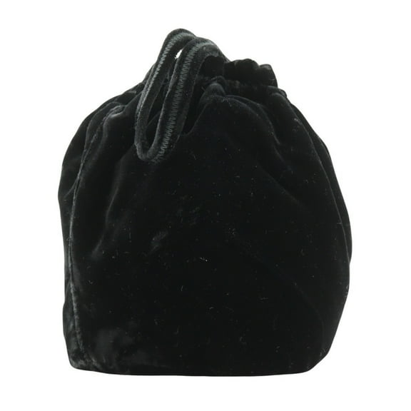 Pre-Owned PRADA Pouch Black Velour B8004 NERO Purse Women's (Good)