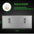 thumbnail image 5 of solar light 46LED Solar Light Outdoor 4500mAh with Aluminum Alloy Shell, Waterproof Outdoor, Motion Sensor, Applying to Porch, Garden, Yard, Garage (W, 5 of 5